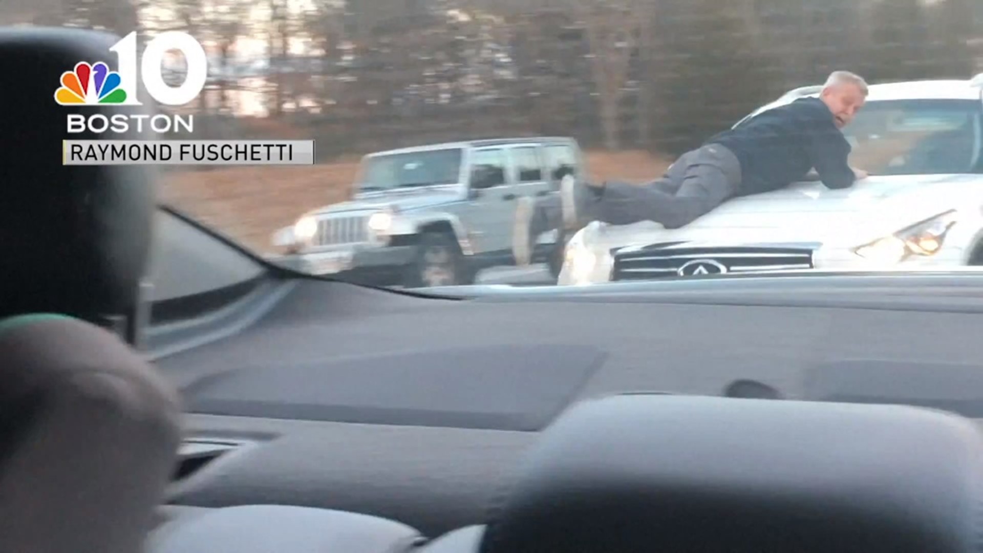 WATCH Fight over fender bender turns into wild road rage ride in