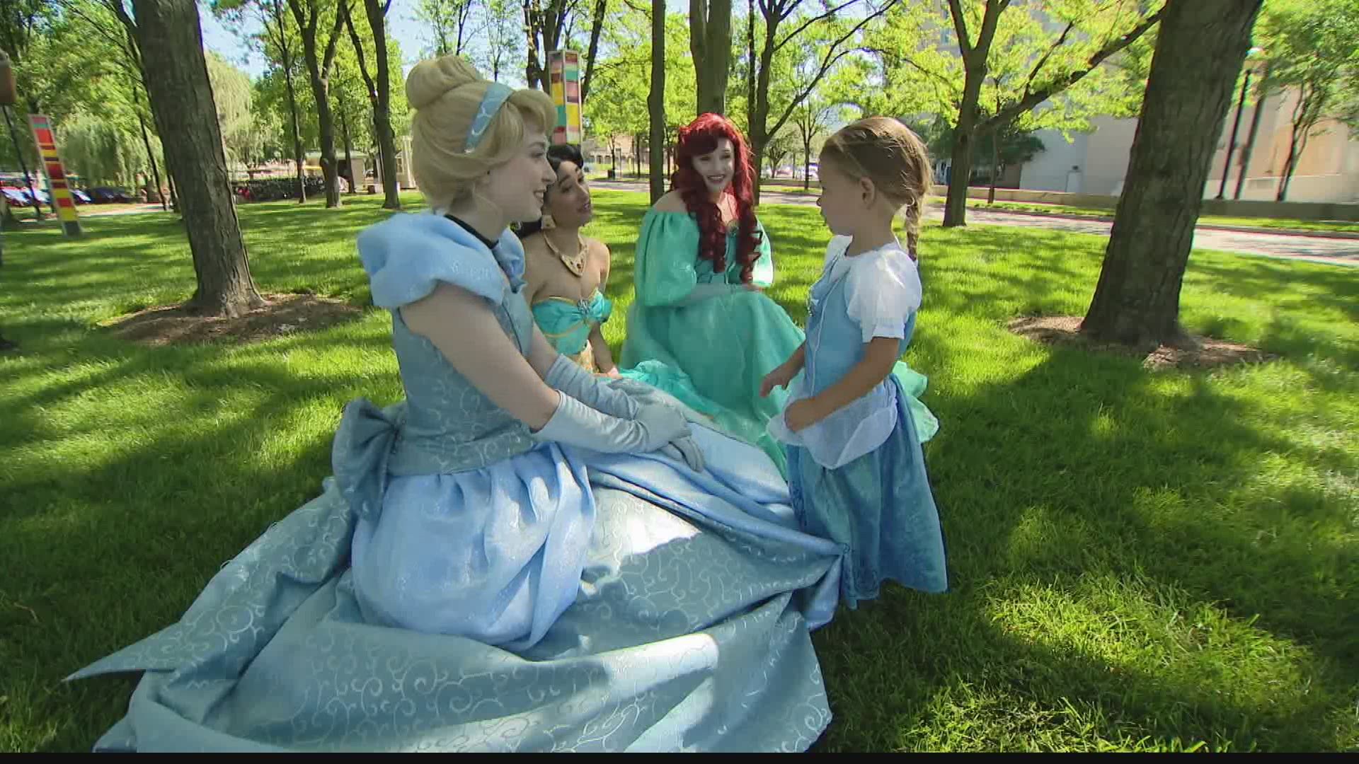 One local company which provides Fairytale Princesses for parties has seen a 600 percent jump in business in the past few months.