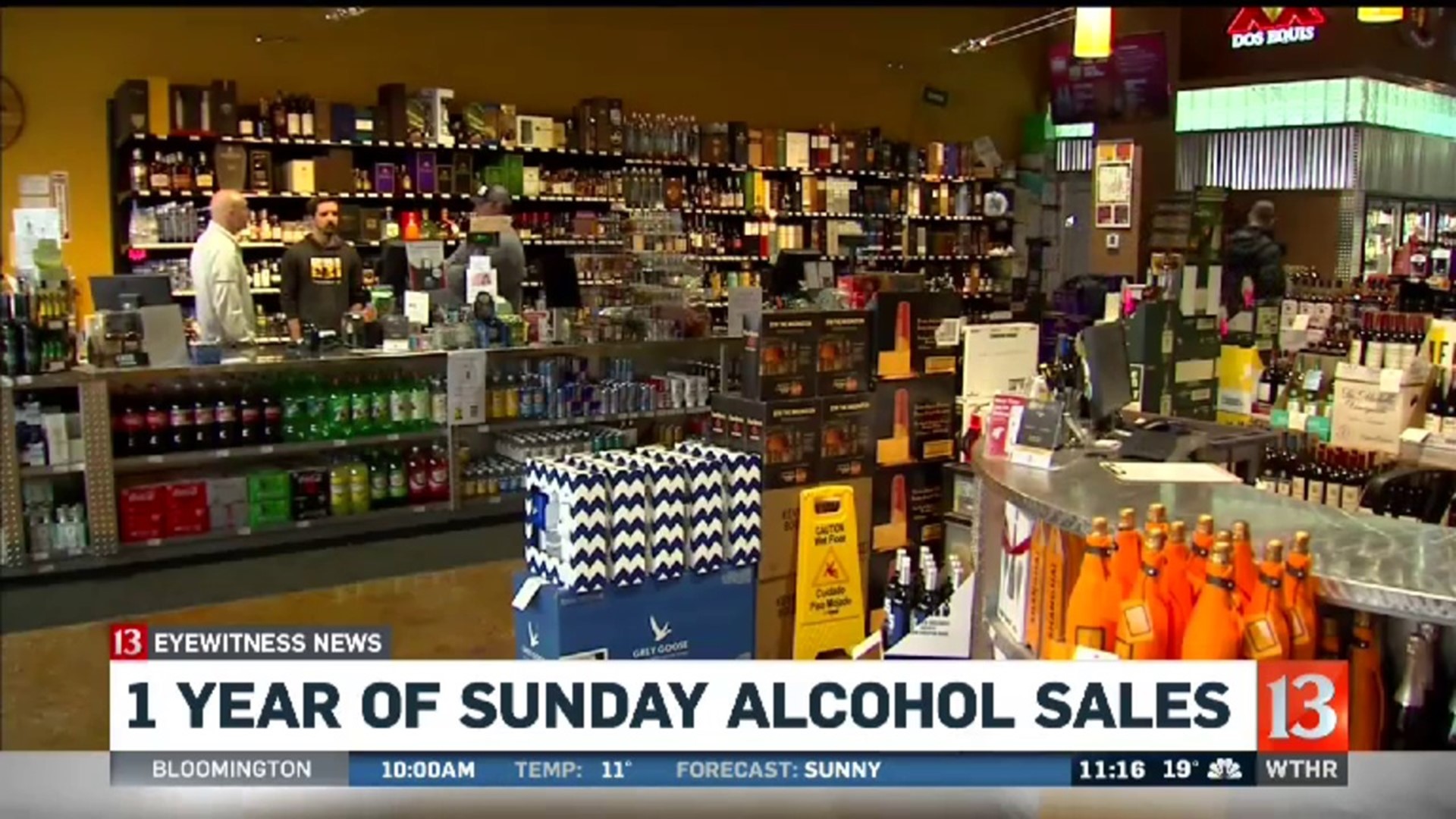 Liquor store owner still embracing Sunday sales 1 year after law change |  wthr.com