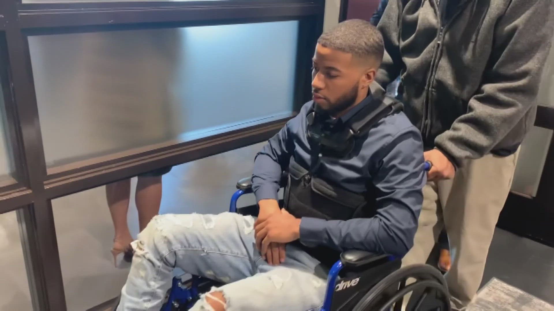 Two IMPD officers are due in court Monday after being indicted for shooting a man sleeping in a car in his grandmother's driveway.