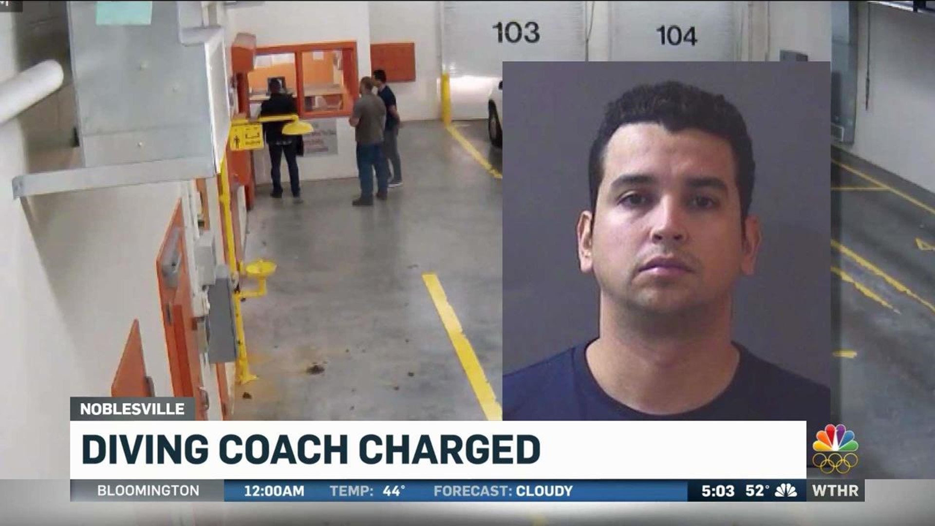 Diving coach charged