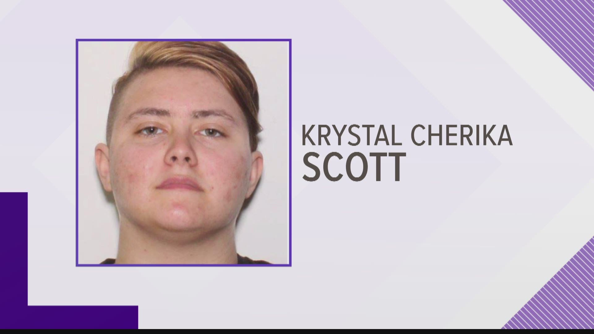 Krystal Cherika Scott was arrested Tuesday on federal animal cruelty charges.
