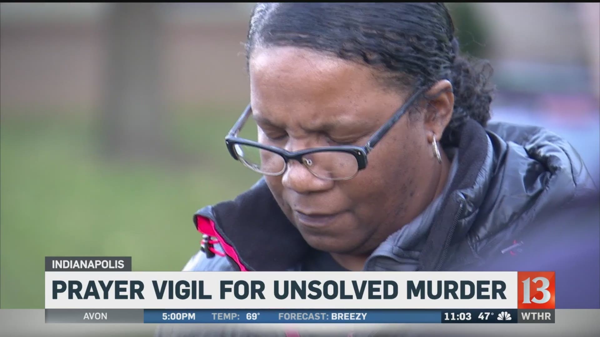Prayer vigil for unsolved murder