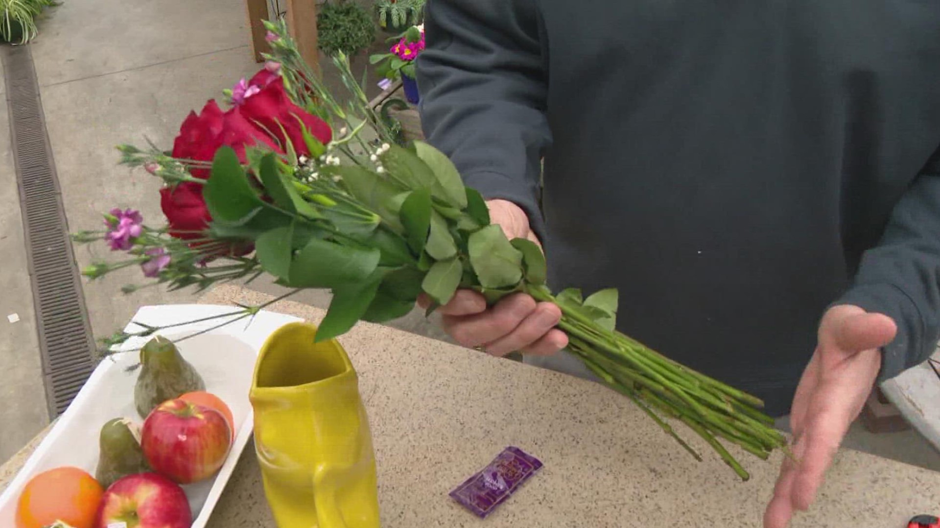 Buying a Valentine's Day bouquet is easy. Making those flowers last longer takes a little care and feeding.