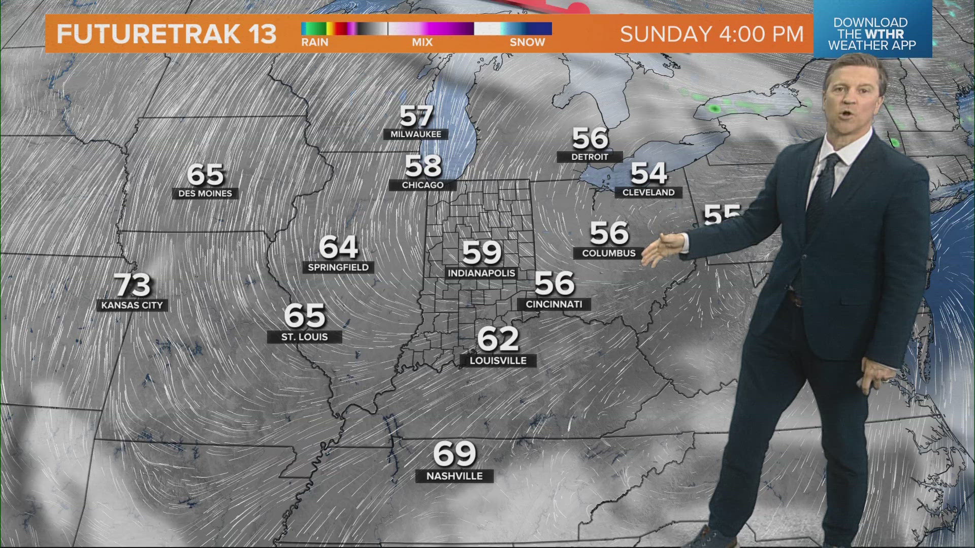 The weekend looks pleasantly cool with the highs in the low 60s,