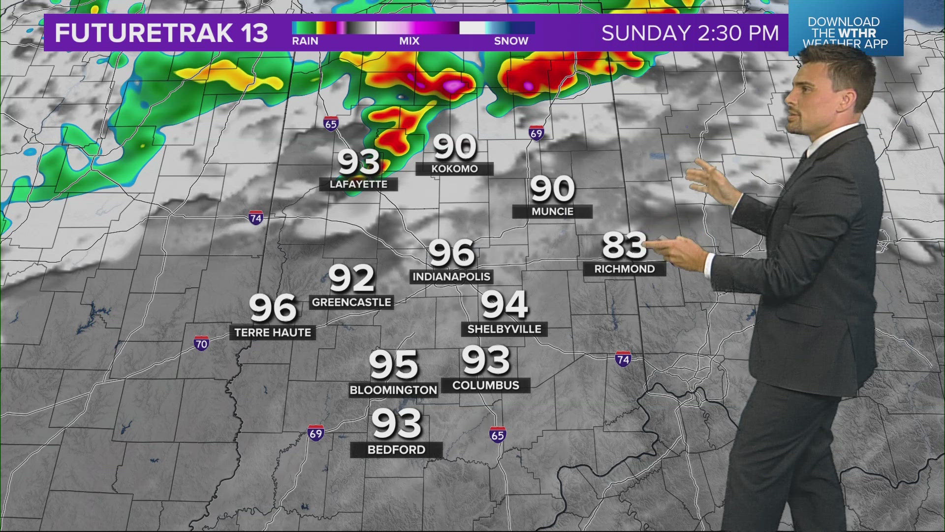 13News meteorologist Matt Standridge is taking a look at next week's weather forecast in central Indiana.