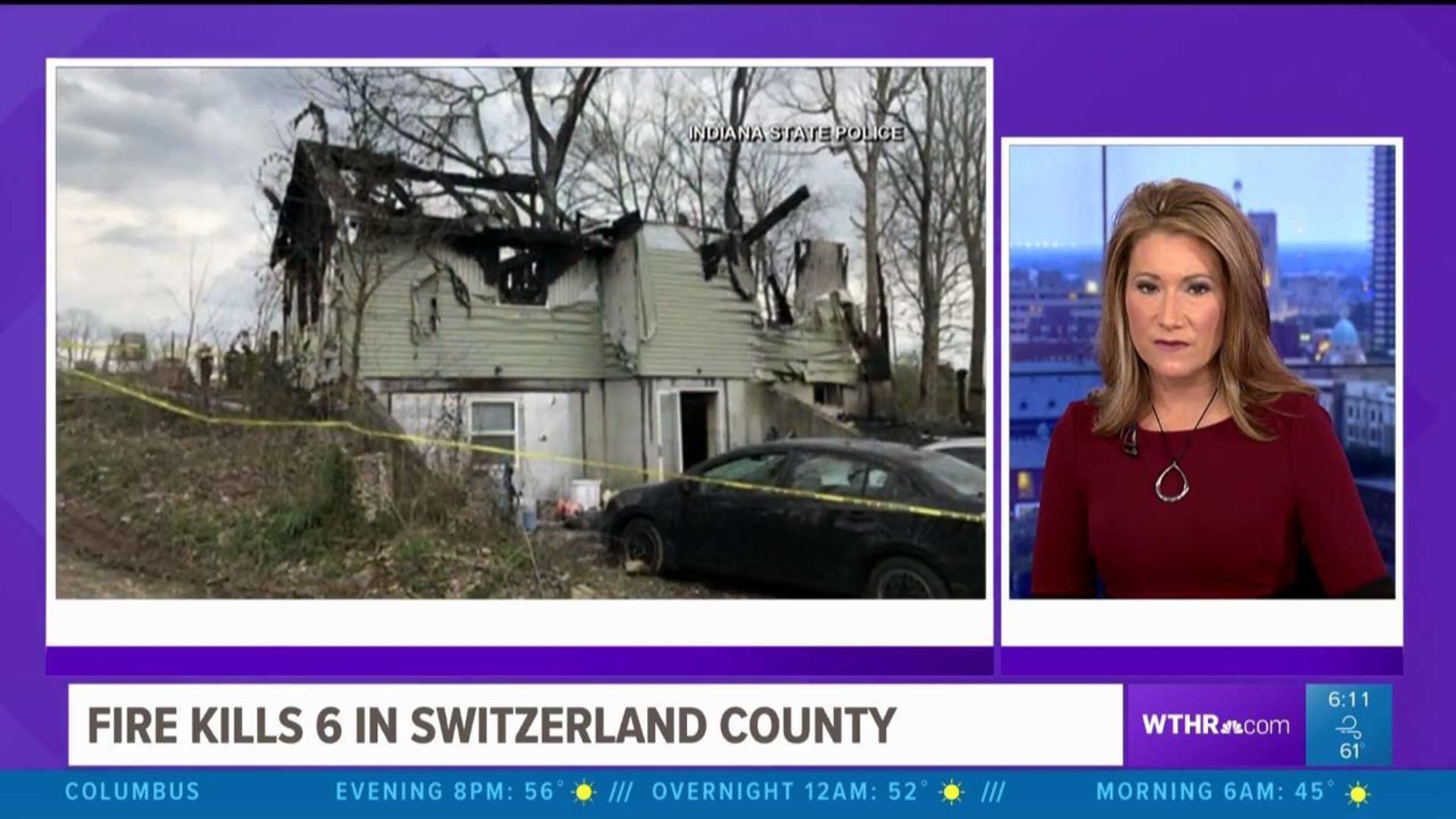 House fire kills 6 in Switzerland County