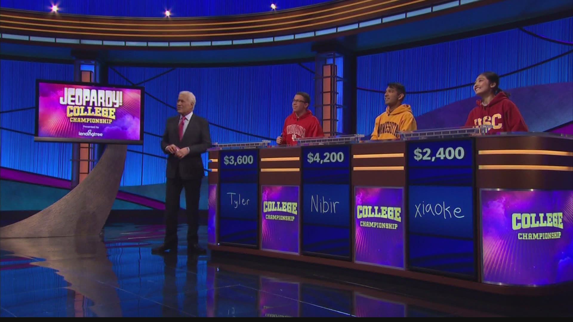 Trebek began hosting the popular game show in 1984.