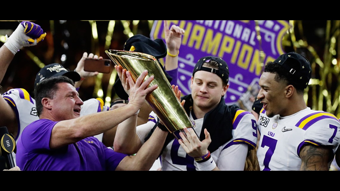 Joe Burrow and LSU beat Clemson 42-25 for national title