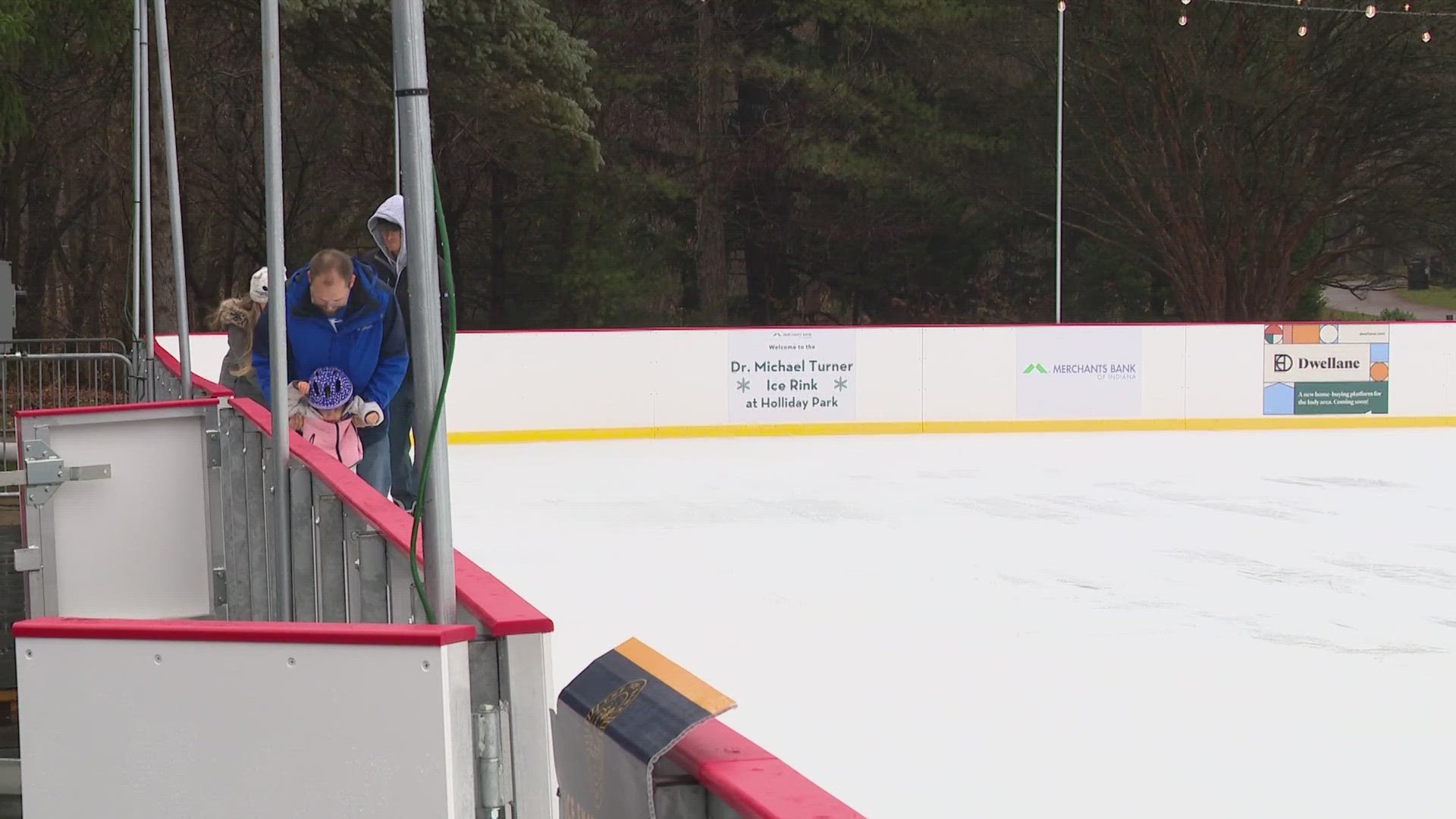 This is the second time the ice rink at Holiday Park has worked with "Ausome Indy".