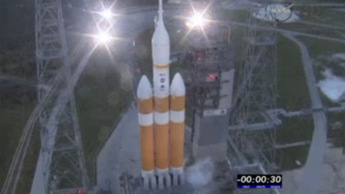 Nasa Launches Orion Spacecraft Test Flight 5214