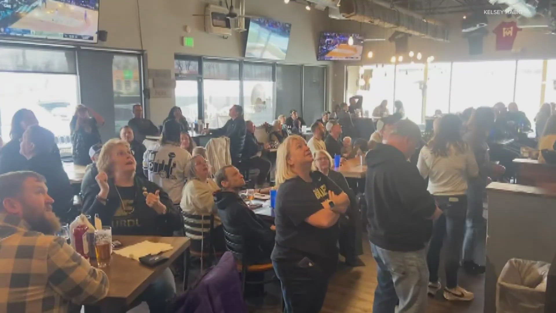 13News reporter Marina Silva spoke with Purdue fans who are excited to see the team come to Indianapolis for the NCAA Tournament's Sweet Sixteen.