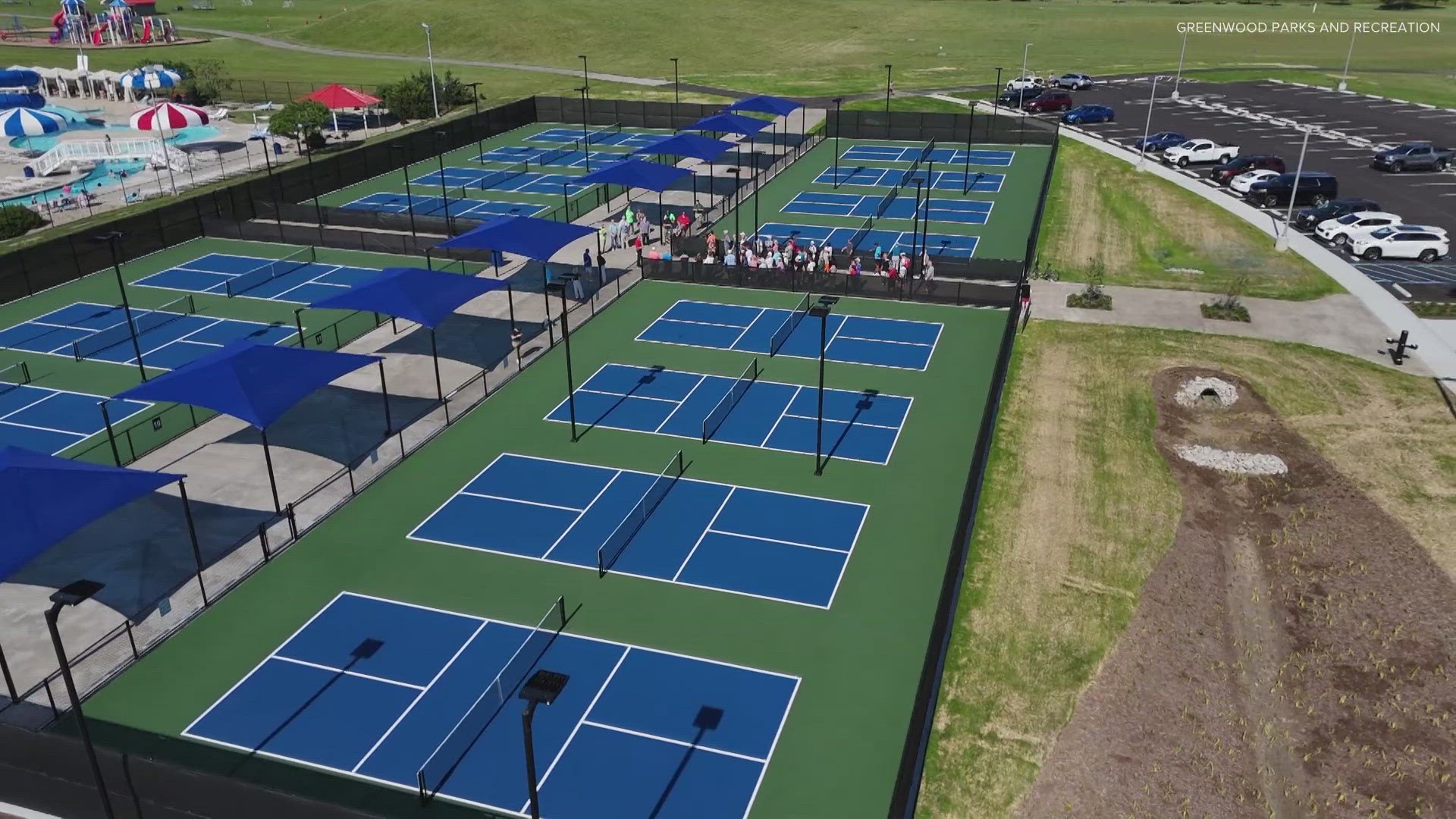 This is the largest pickleball facility in Johnson County. It'll offer tournament and recreational opportunities. The project cost $1.3 million.