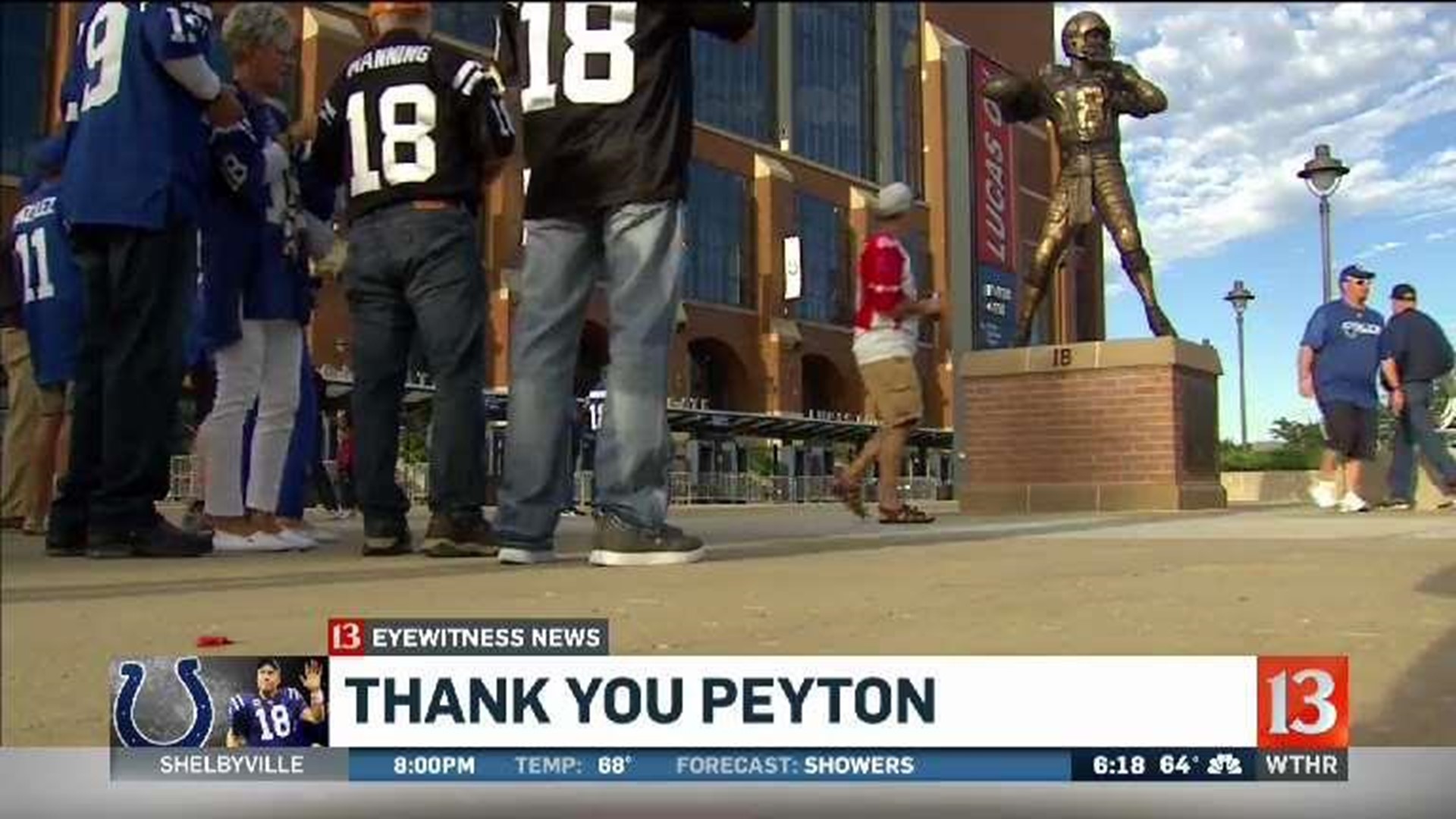 Colts to unveil Peyton Manning statue, retire jersey, induct him