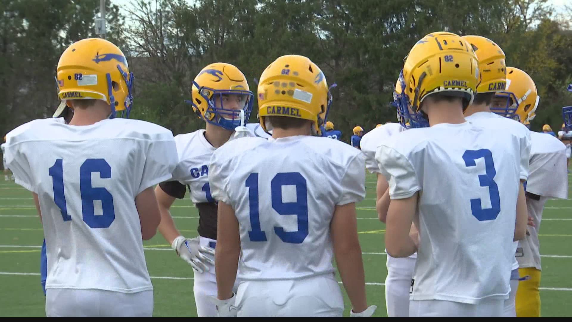 Going into Friday night's games, Carmel is still alive in the playoffs.