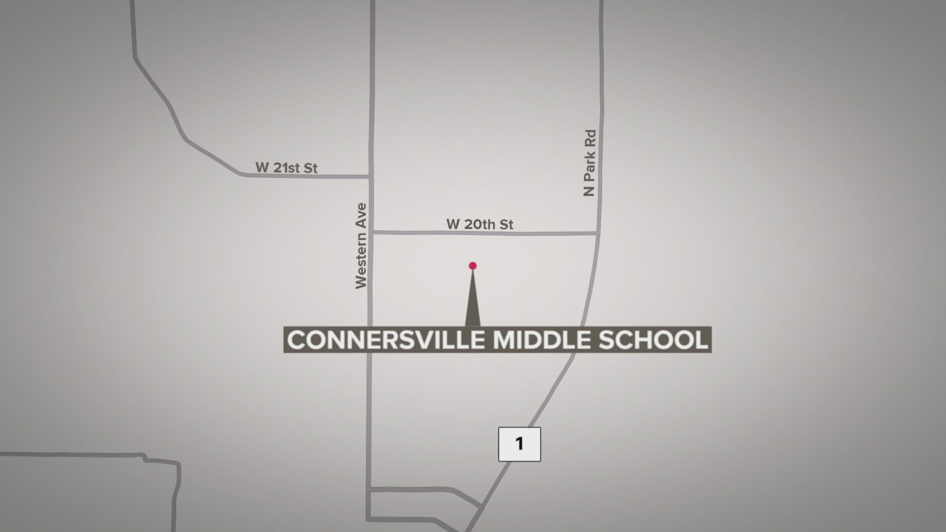 A Connersville middle schooler was kept at home Monday after a social media threat.