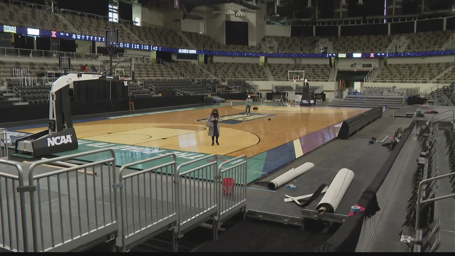Historic fairgrounds coliseum set to host March Madness games