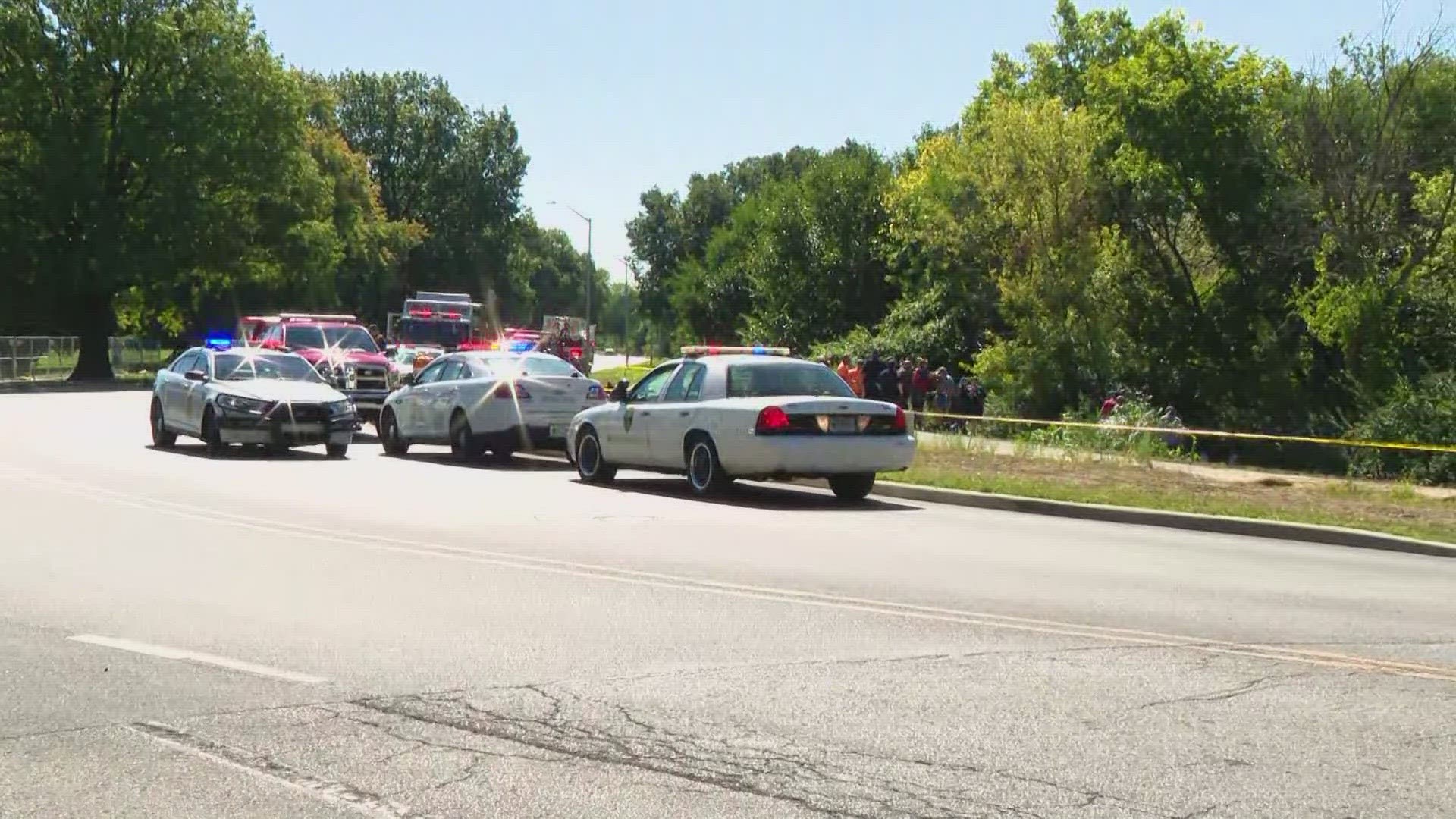 Investigators are working to figure out how and when a body ended up in Fall Creek.