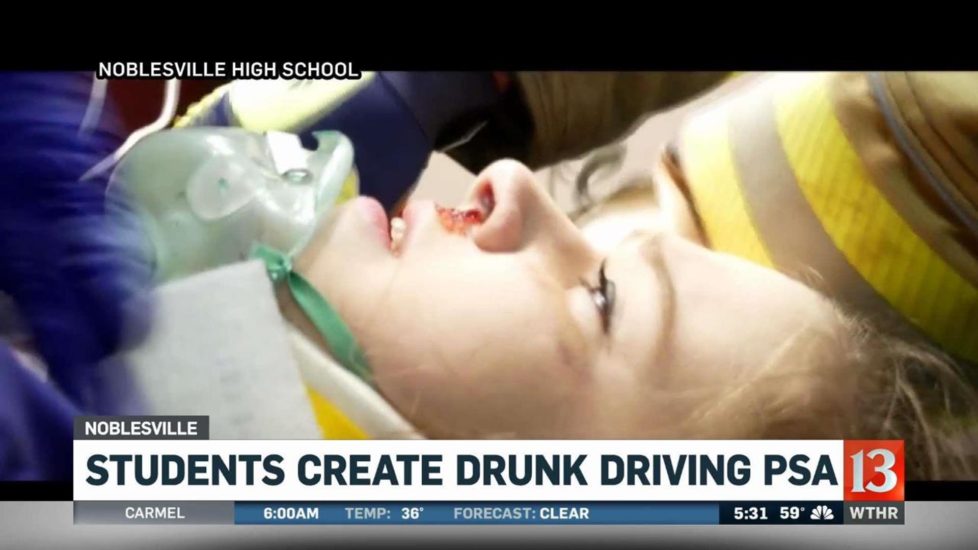 Students create drunk driving PSA