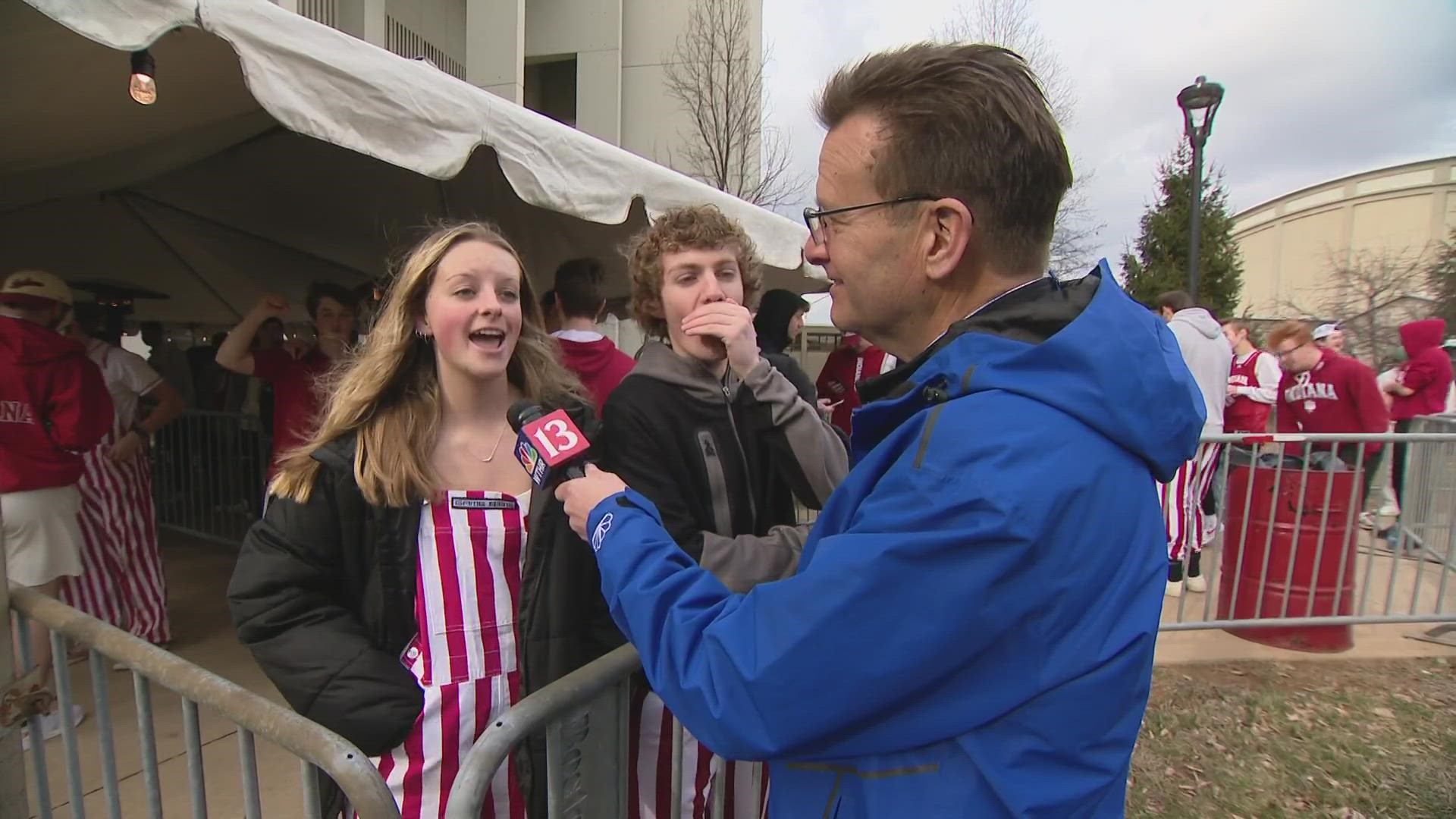 IU fans shared their good news with Dave Calabro this week.