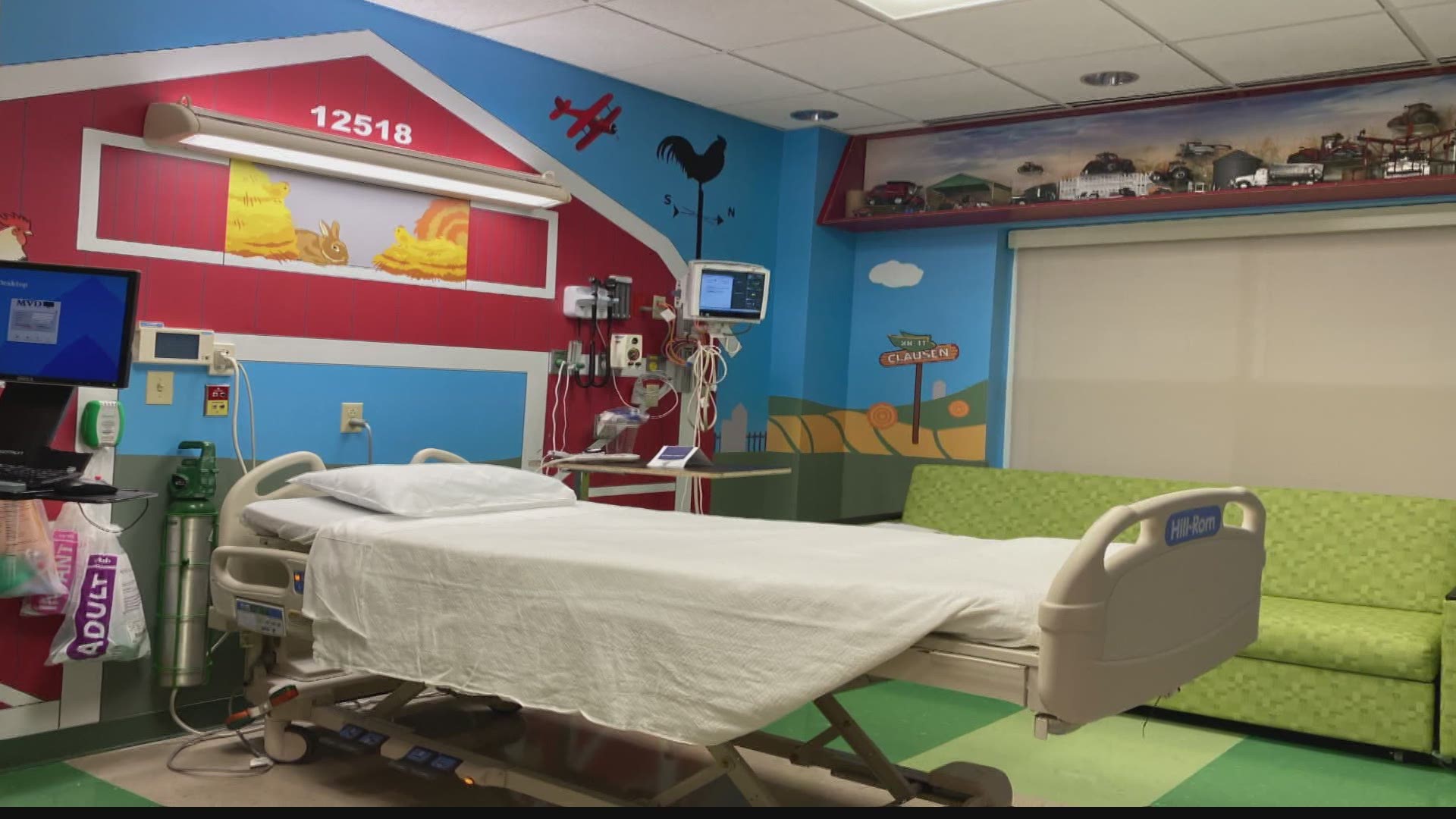 Donations helped create a special hospital room in memory of a little boy.