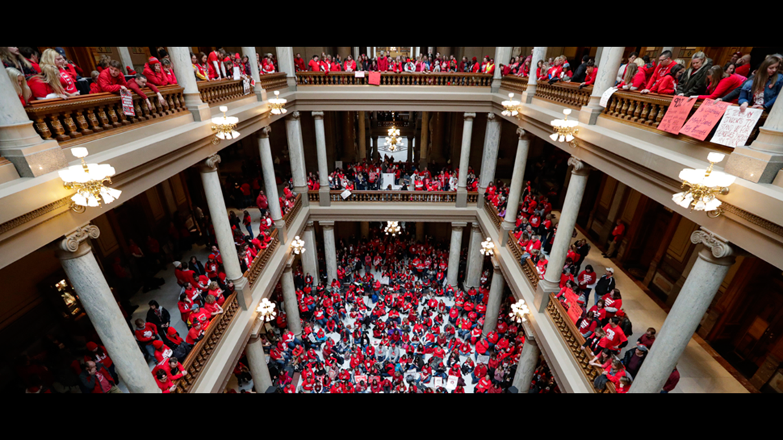 Big Indiana Teacher Protest Didn't Prompt Funding Action