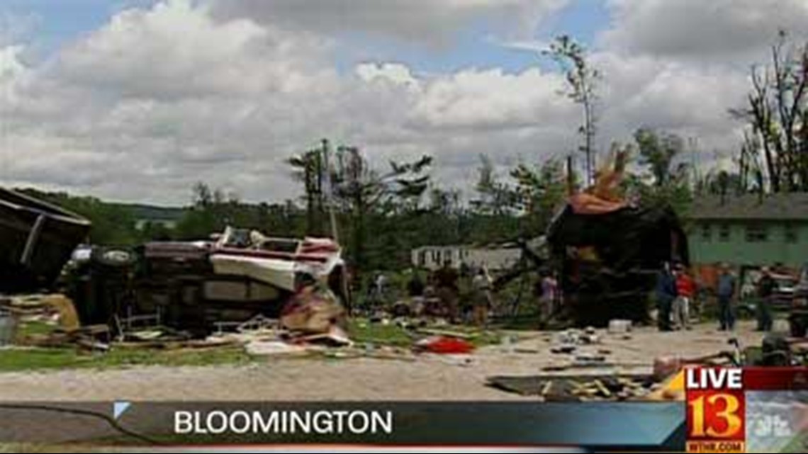 NWS: EF2 tornado struck Bedford; EF1 hit Bloomington | wthr.com