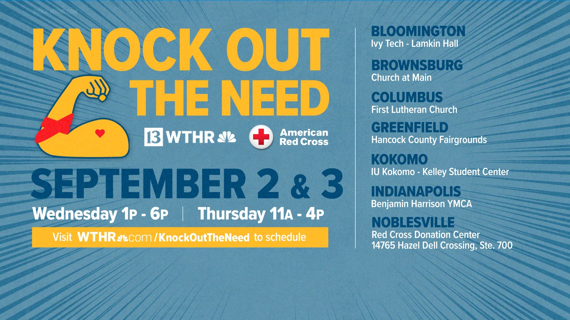 【未開封】Oh The Blood – This World Needs No～ WTHR, American Red Cross team up for 'Knock out the Need' blood