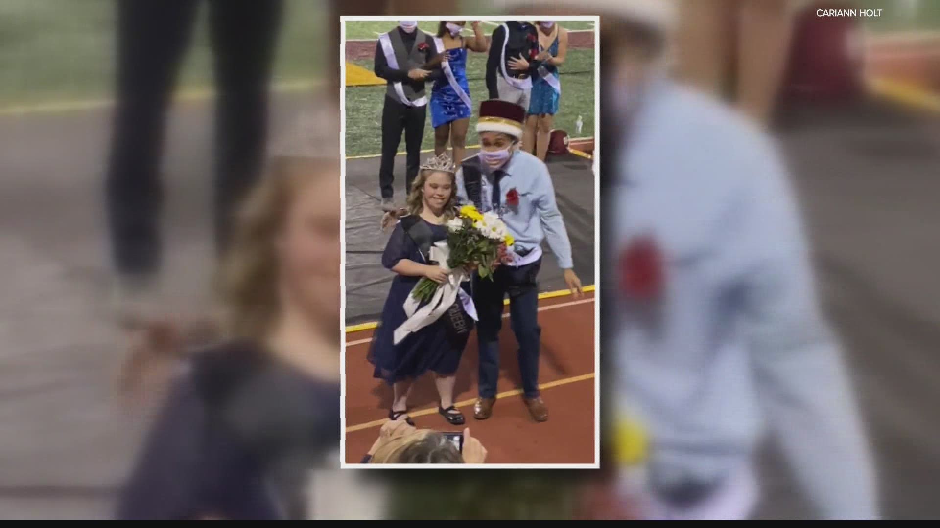 There was a big homecoming surprise for a high school senior in Lafayette.