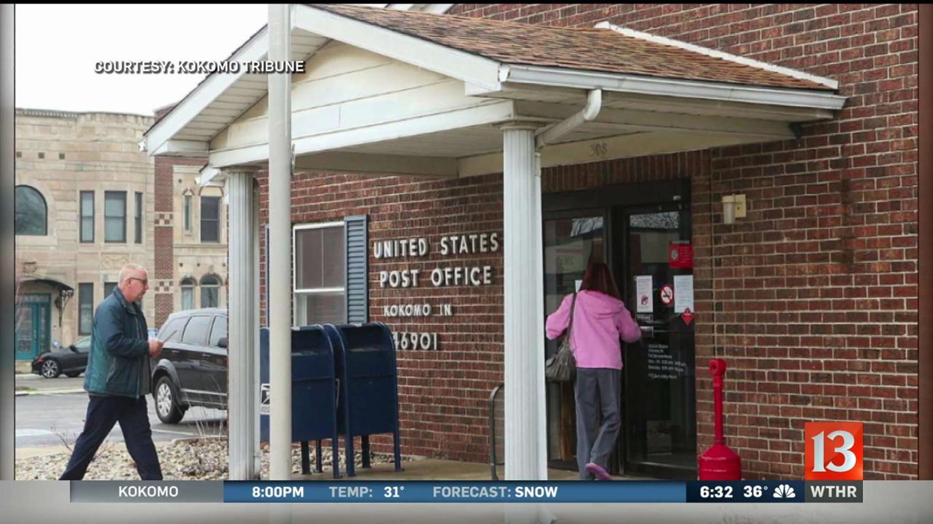 Downtown Kokomo post office targeted by vandals