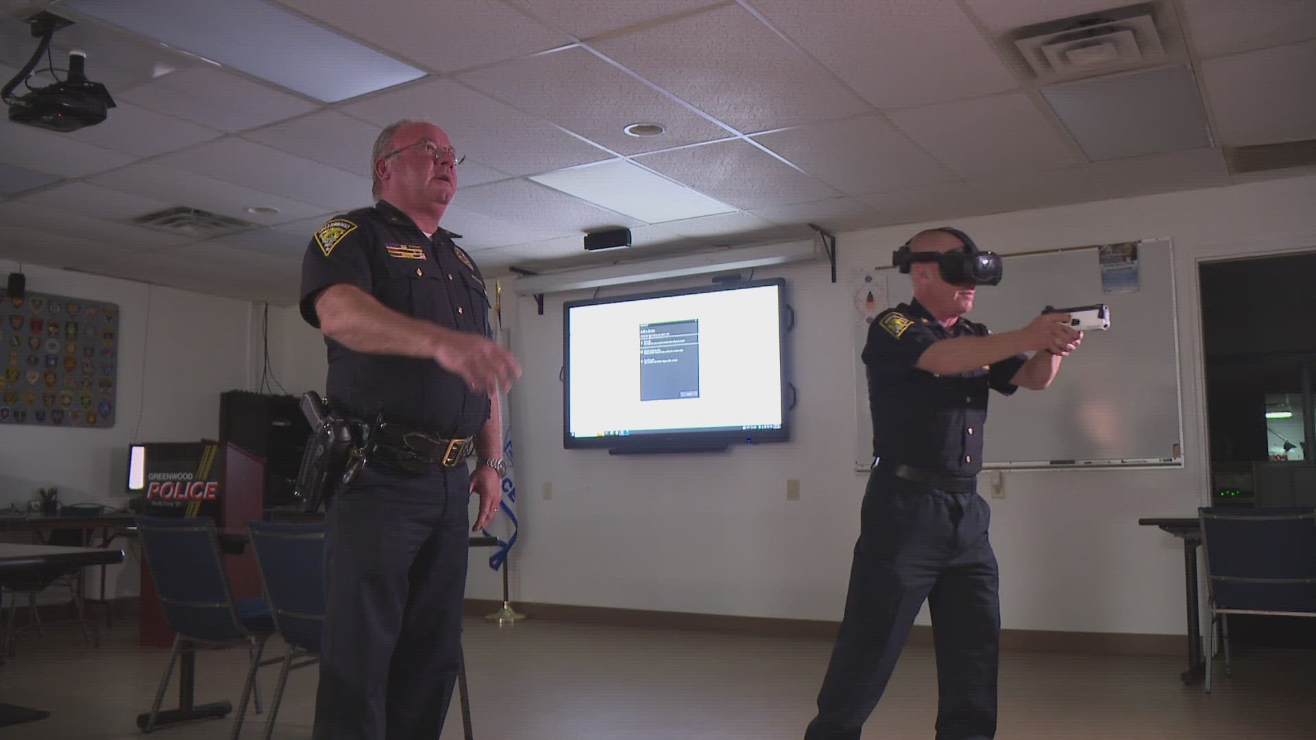 Greenwood police just bought four virtual reality headsets; the goal is to get immersive scenario based training that's as close to reality as possible.