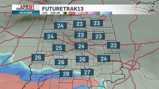 Wintry Mess Moving Through - Live Doppler 13 Weather Blog | wthr.com