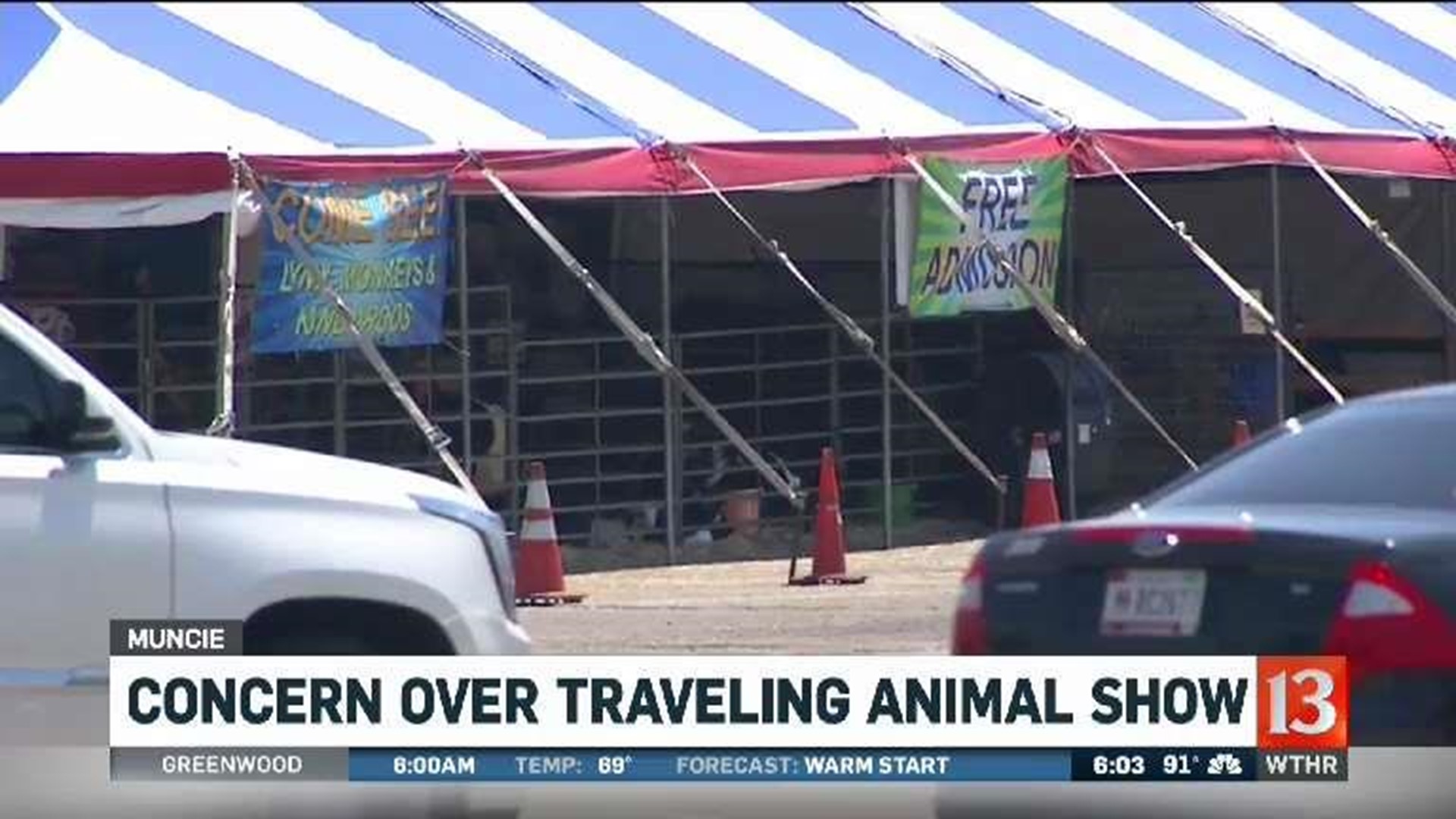 Concern over traveling animal show
