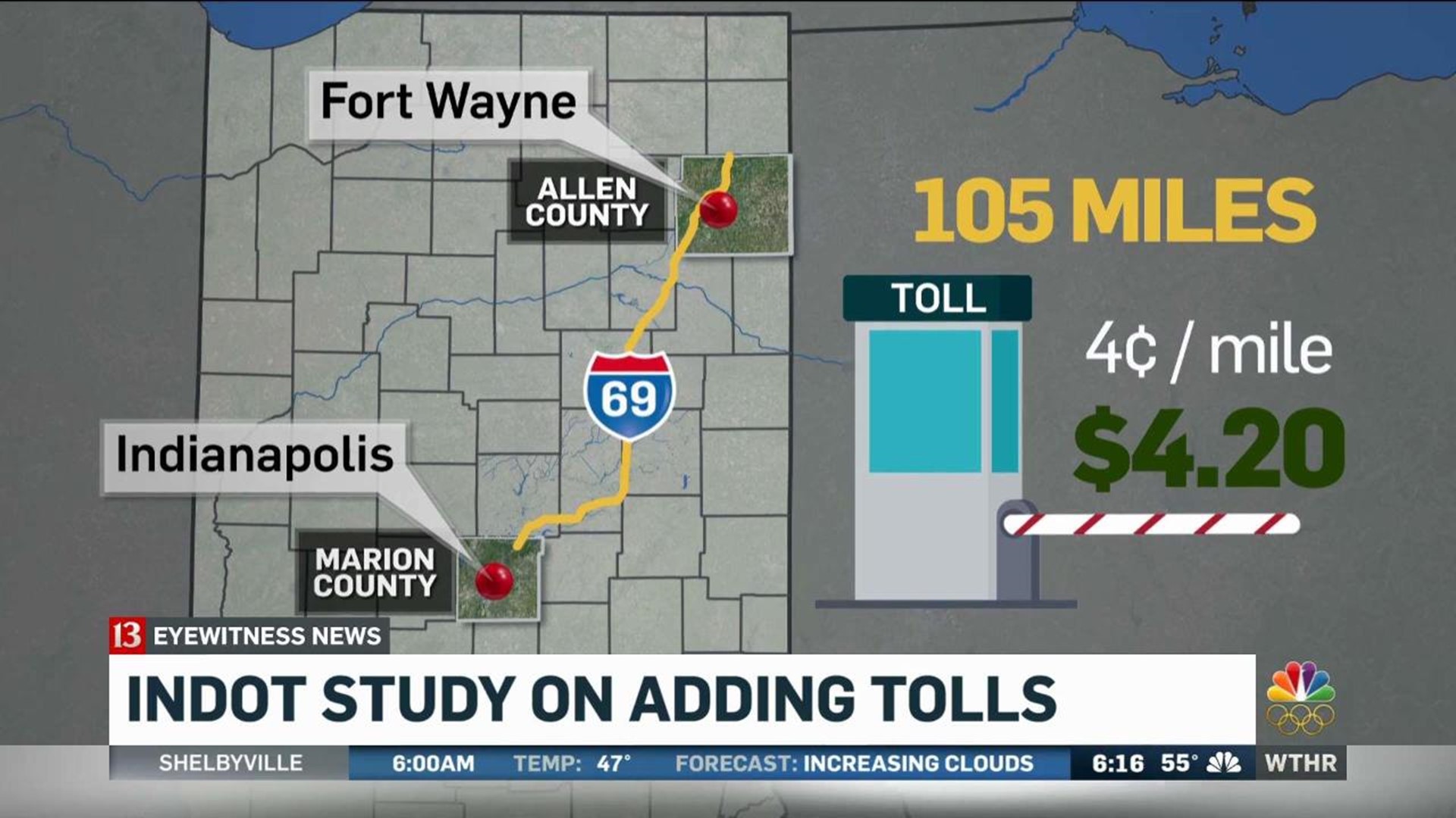 INDOT studies adding tolls