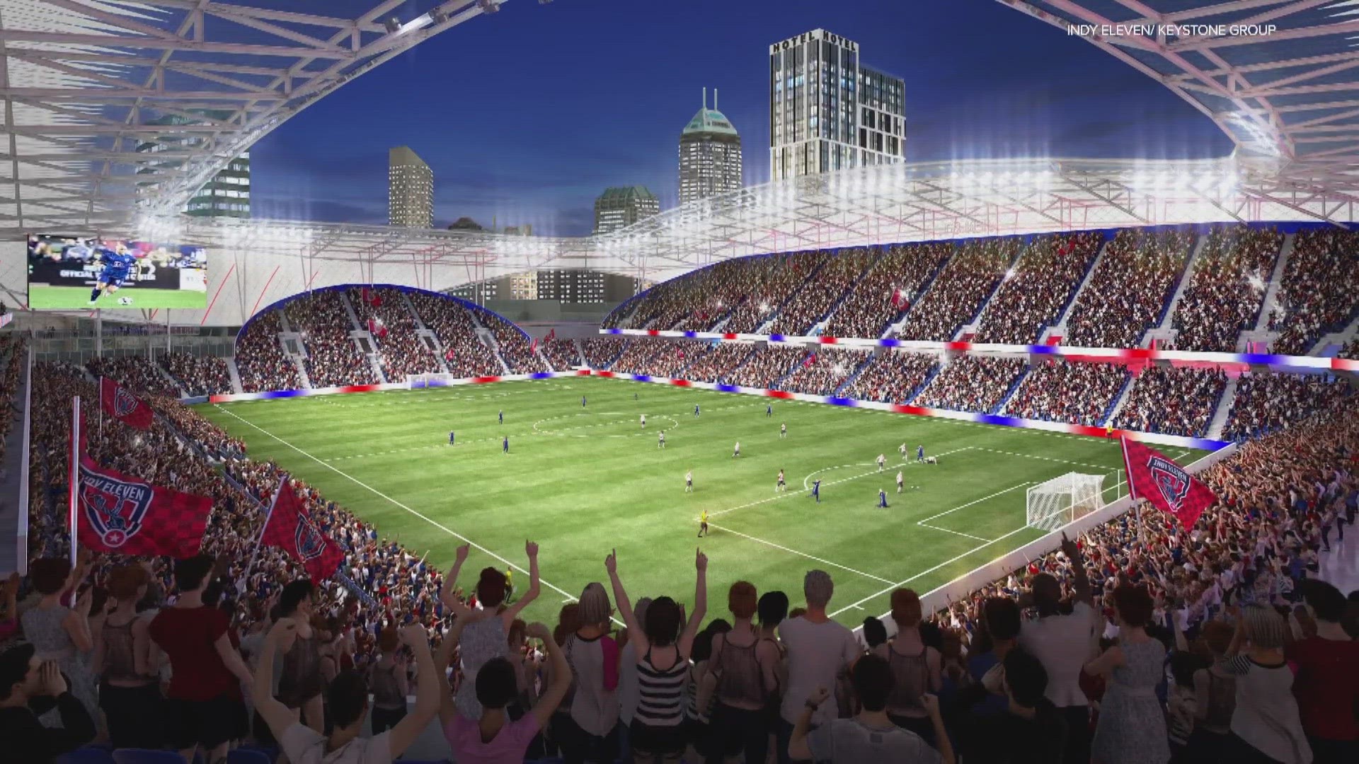 This development is anchored by a new 20-thousand seat stadium that will be the new home for Indy Eleven soccer