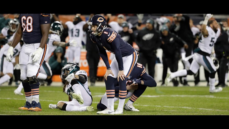 Eagles vs. Bears: Philadelphia wins game after missed Chicago field goal 