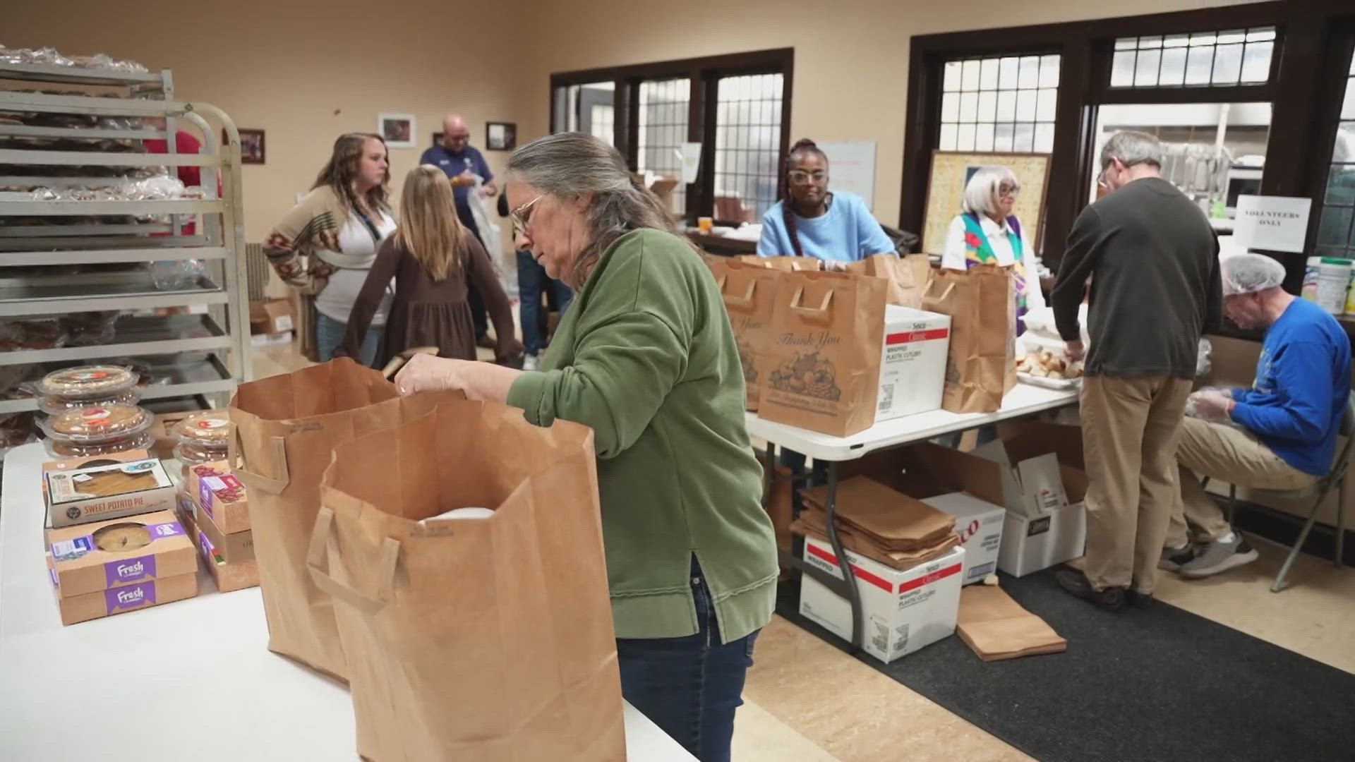 11,000 meals were served Thursday.