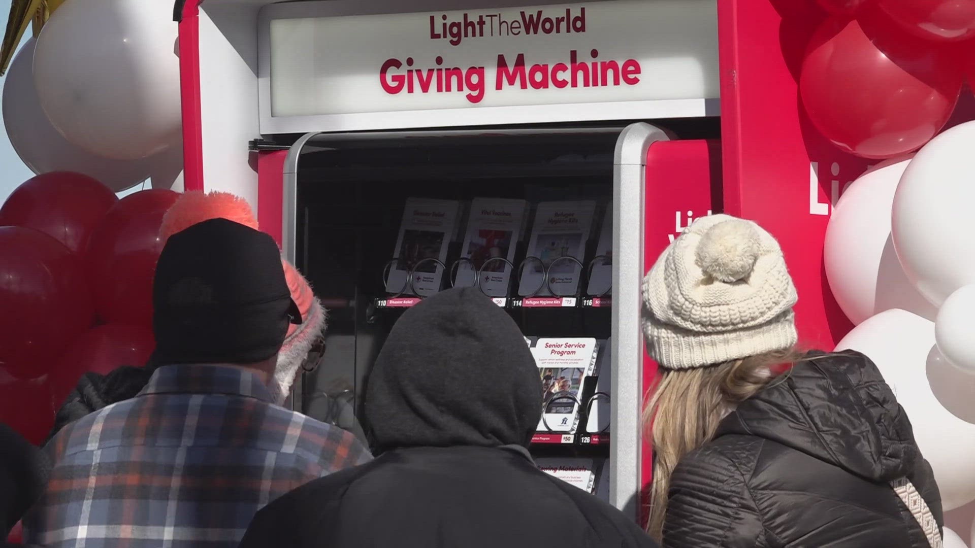 For families shopping on Black Friday, this machine allows them to shop for more people than what's on their list.