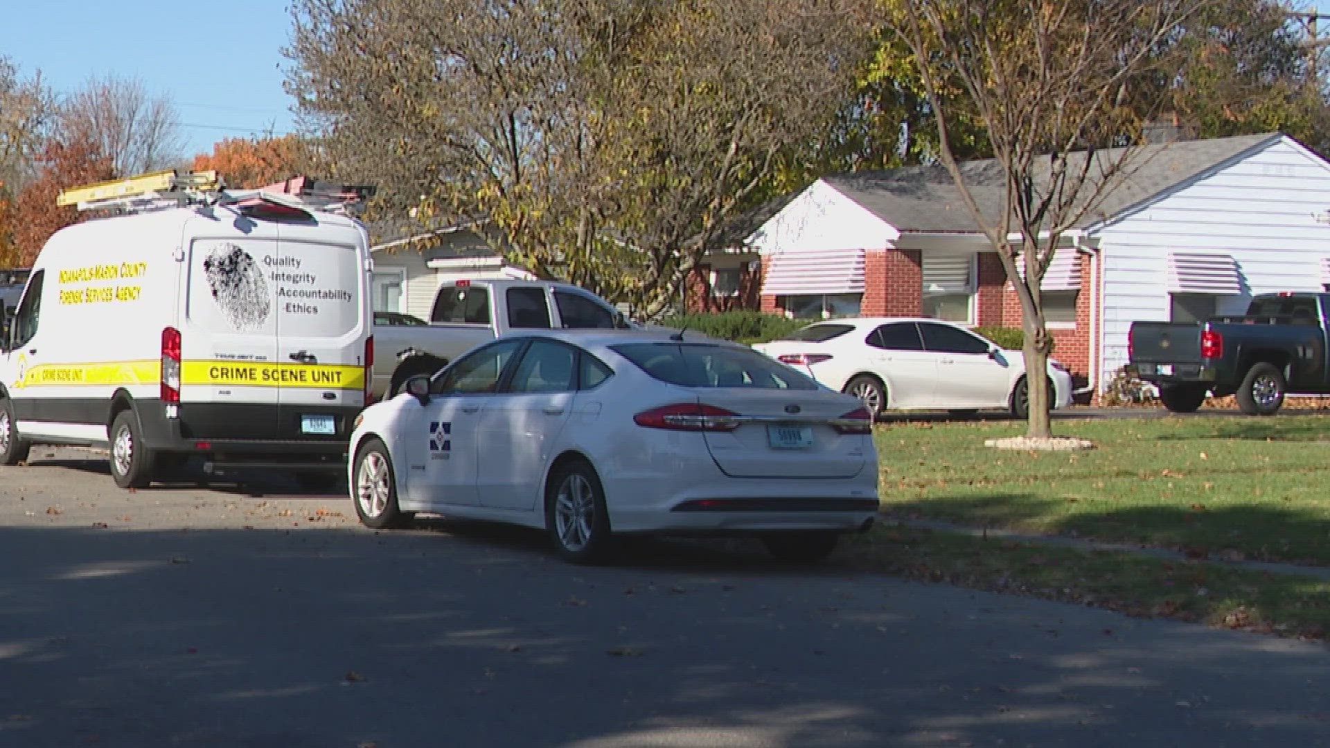 The shooting happened in a home on West 22nd Street, just a couple of blocks west of the Indianapolis Motor Speedway.