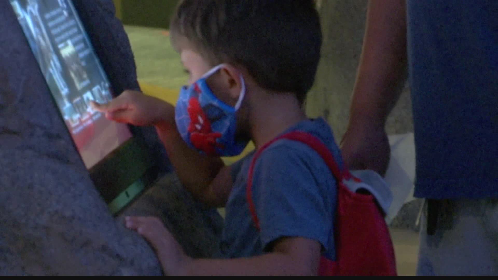 The Children's Museum of Indianapolis reopened to the public Saturday.