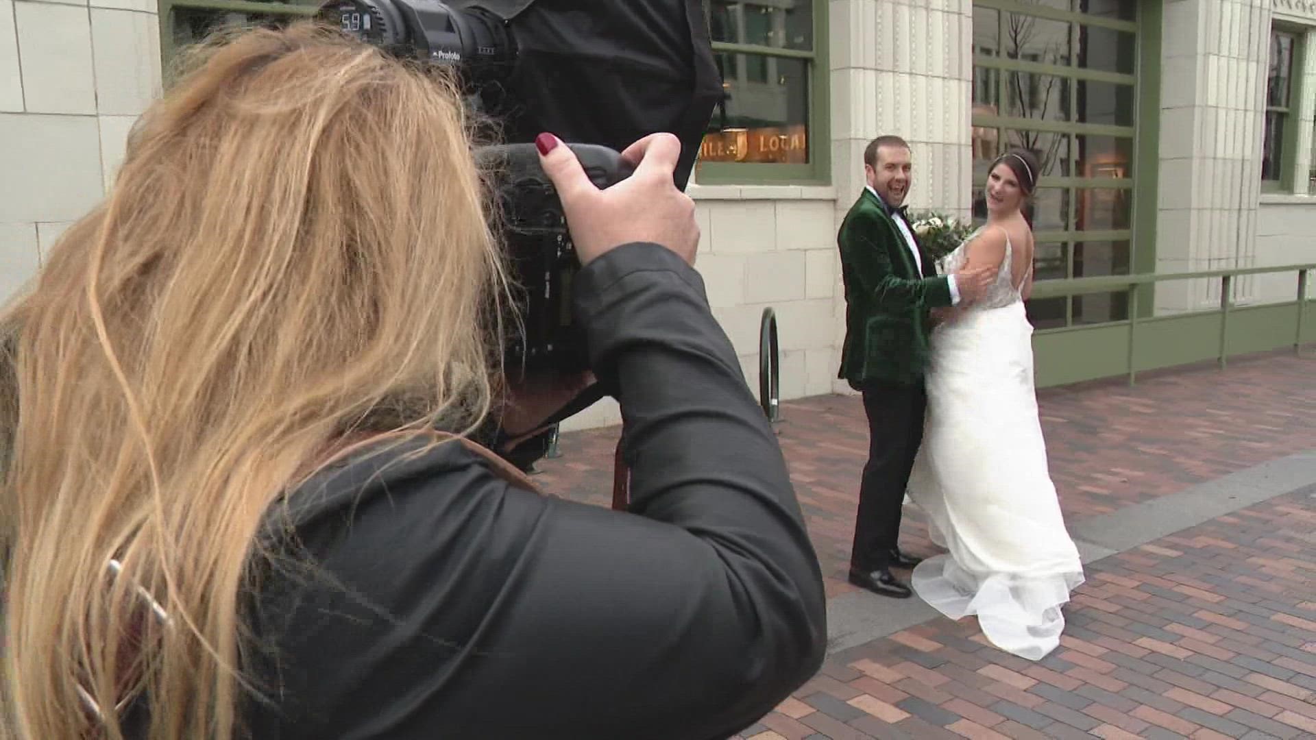 We found two couples who chose New Year's Eve for their wedding day.