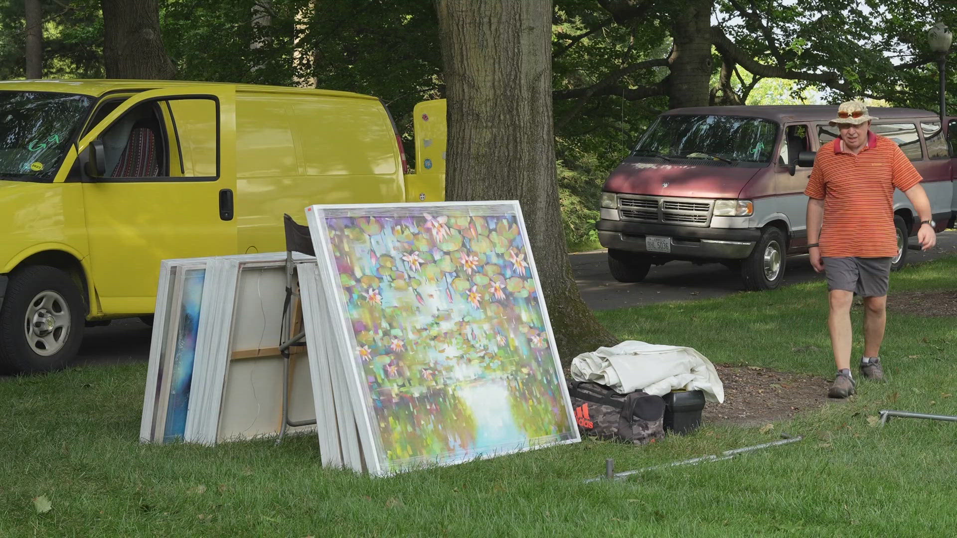 Organizers say it's the largest single-day art fair in the country.