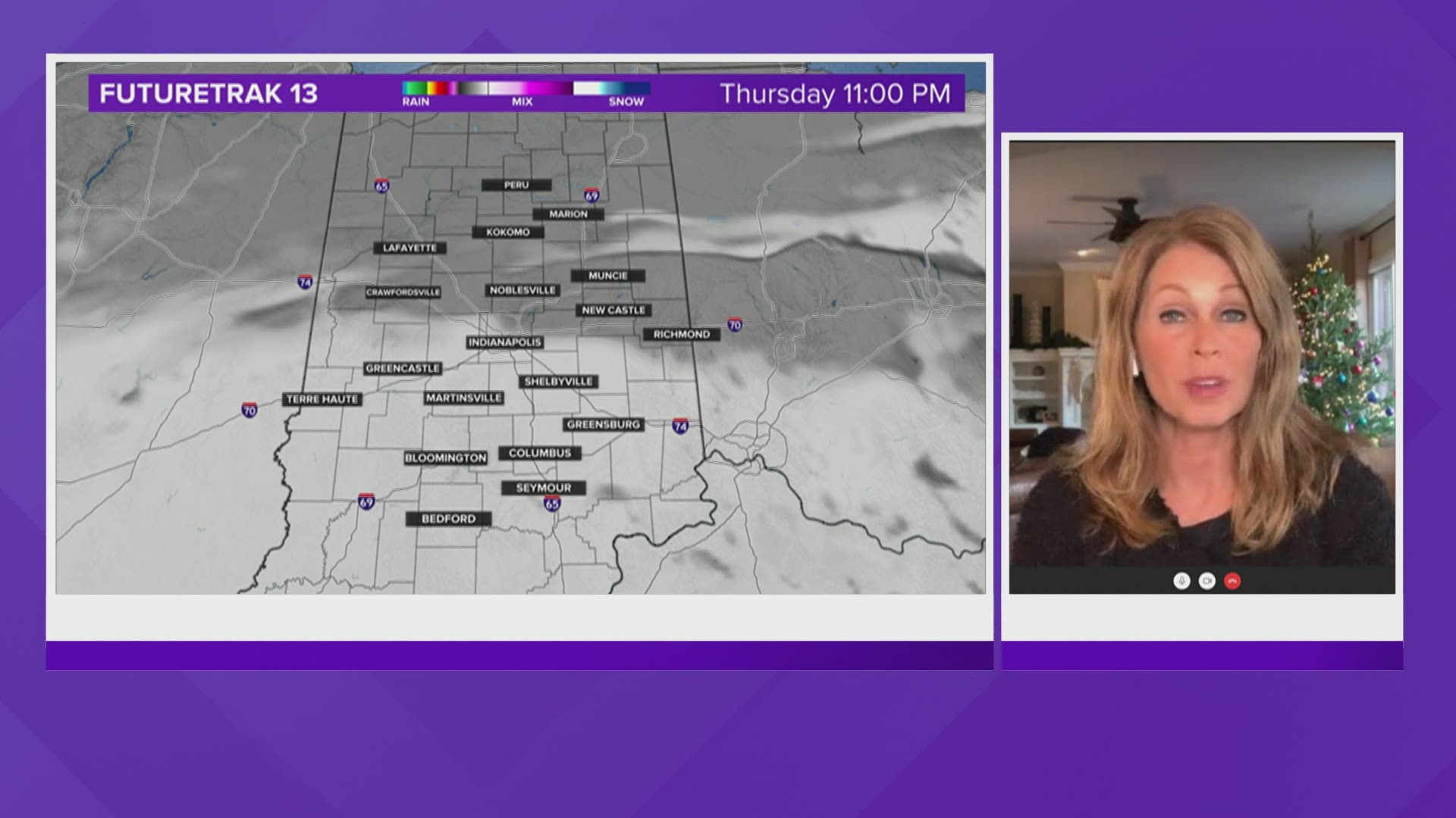 Meteorologist Angela Buchman previews a chilly few days in central Indiana in her Wednesday afternoon weather forecast.