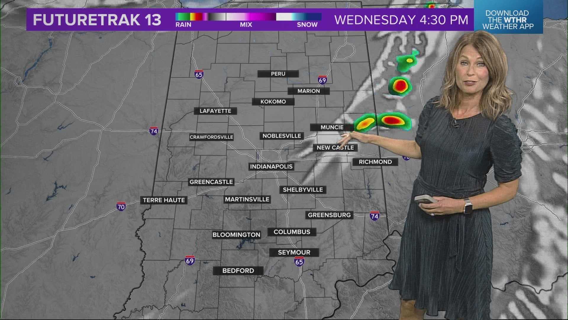 Angela has your latest forecast. Get more weather update with the WTHR Weather app.