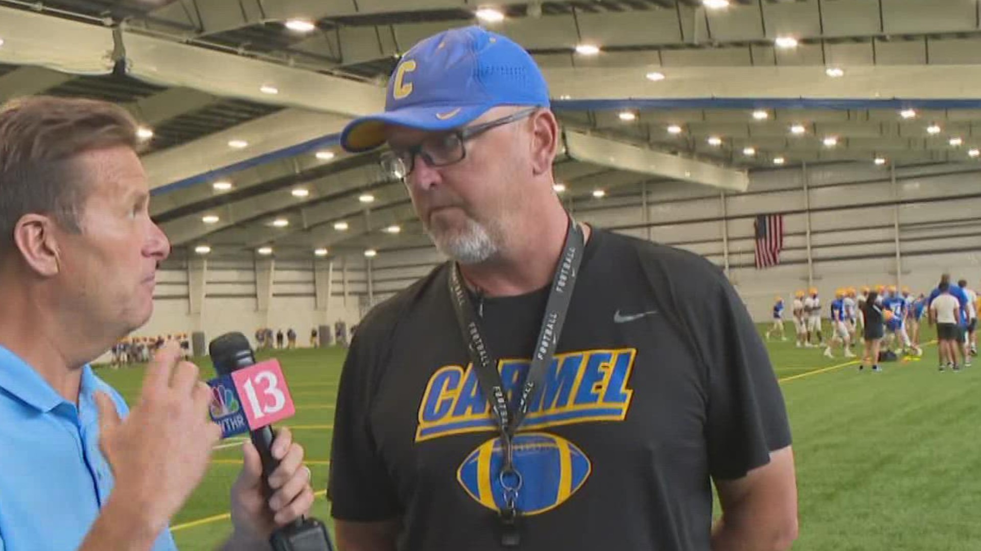 Our sports director Dave Calabro checks in with the Carmel Greyhounds as they gear up for the season.