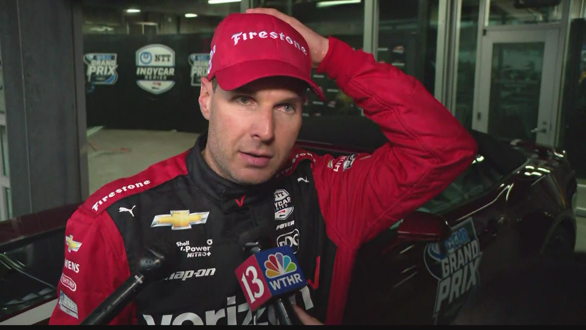 Will Power spoke with 13News after the IndyCar Grand Prix at Indianapolis Motor Speedway on Saturday.