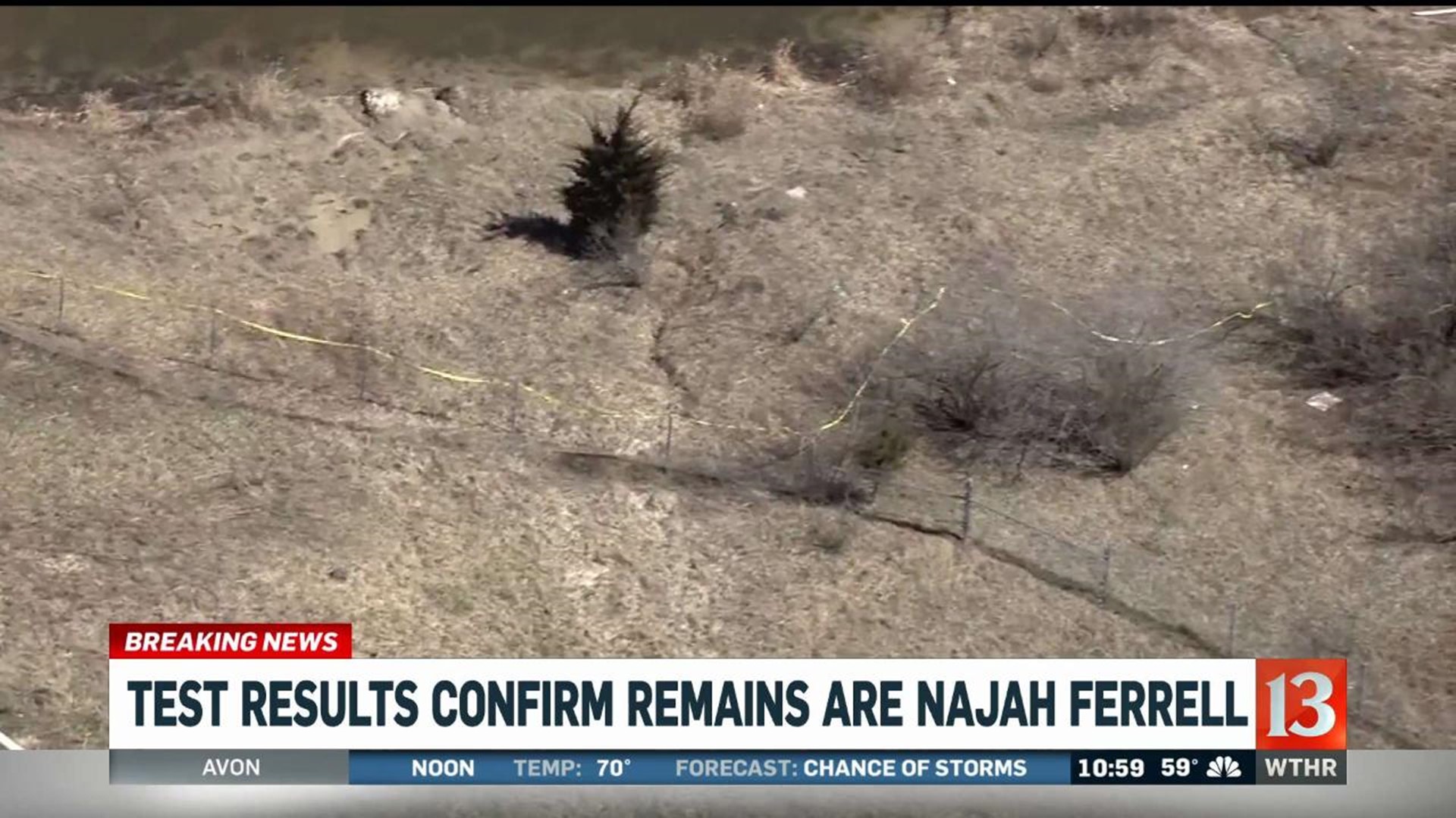 DNA results confirm remains are Najah Ferrell