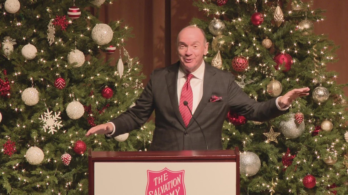 Salvation Army kicks off their Christmas Kettle Campaign