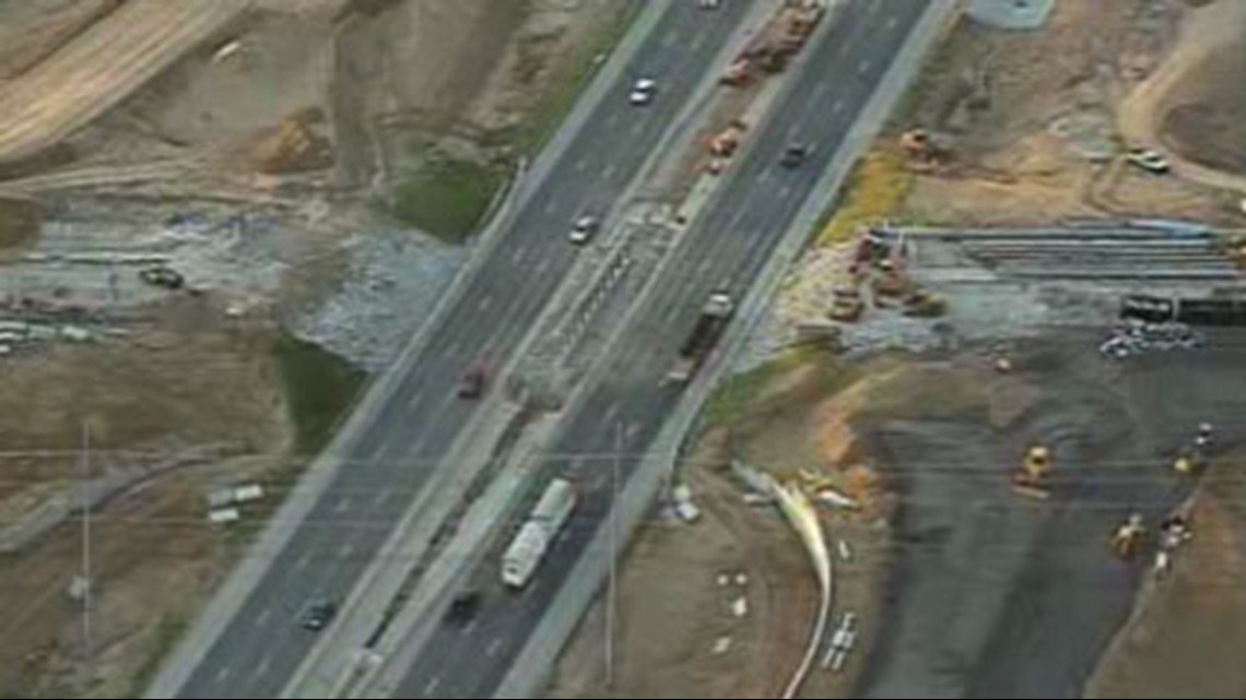 Traffic alert Allisonville Road lane shift over I465