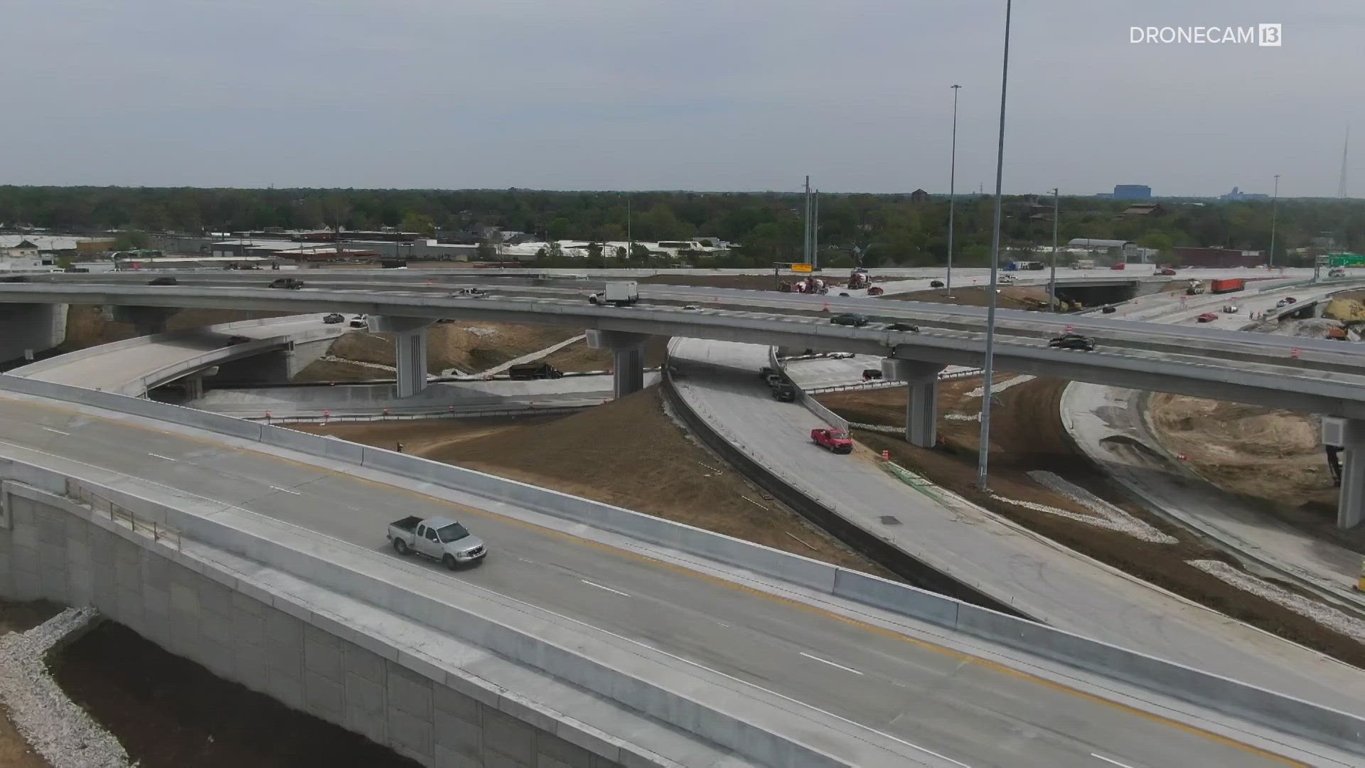 The North Split is expected to open on Monday, weather permitting.